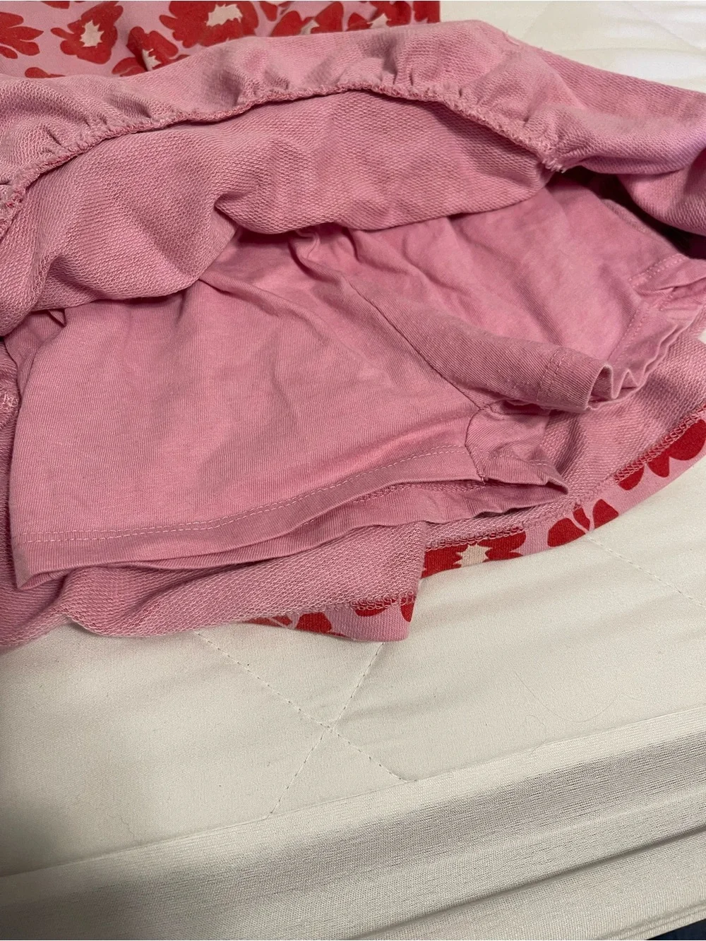 Jessica Simpson Pink and Red Floral Kids Pajama Set